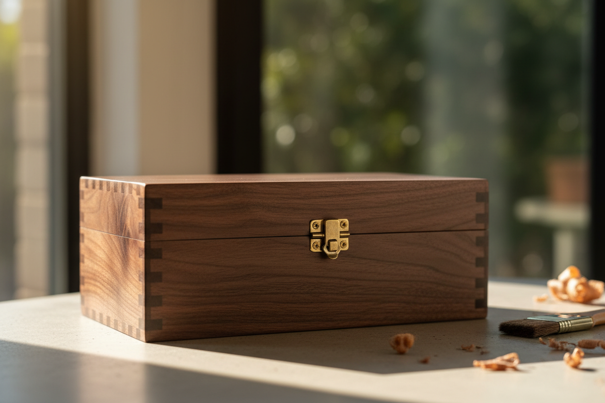 Handcrafted Wooden Box Hero Image