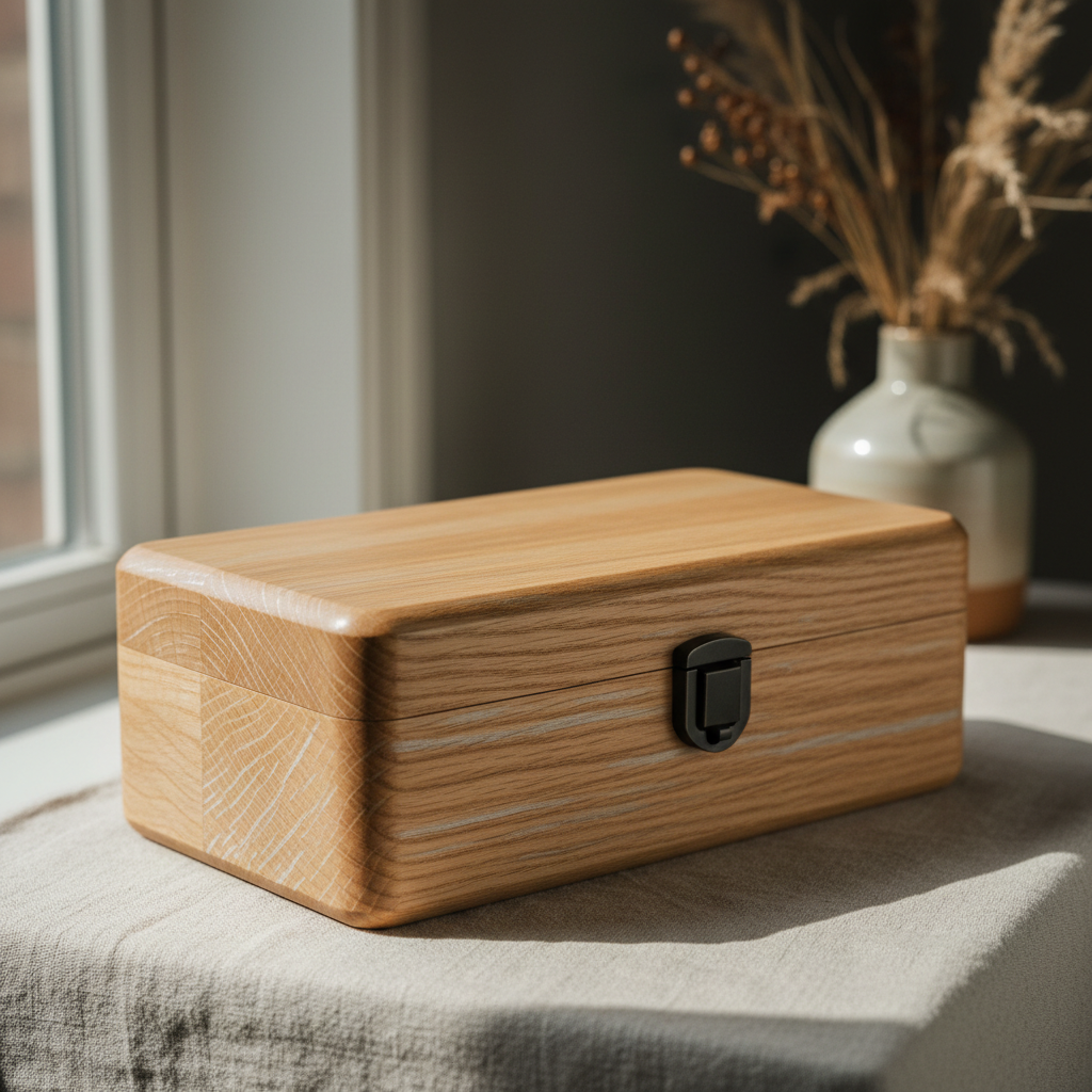 Oak Keepsake Box