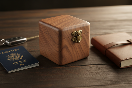 Wooden Travel Cigar Case